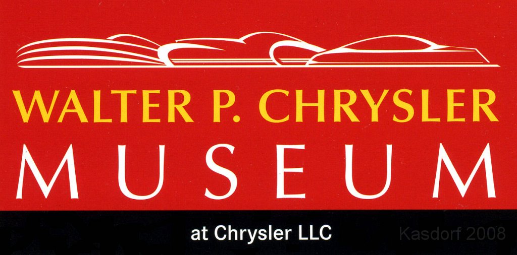 Chrysler Walter - Car Museum 2008 0001.jpg - A mini-vacation... we pile into the car and head north to Auburn Hills Michigan to visit the Walter P. Chrysler Museum... guess what it has.... give up....? No, not lions...... Cars!